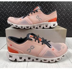 NEW Women’s Size 6.5 On Cloud X3 Running Shoes Sneakers Peach Rose/Sand